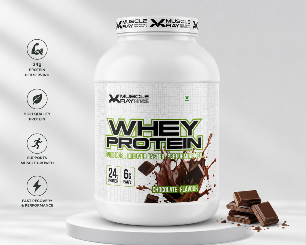 Muscle Xray Whey Protein – Chocolate Flavour | 2kg | 24g Protein Per Serving